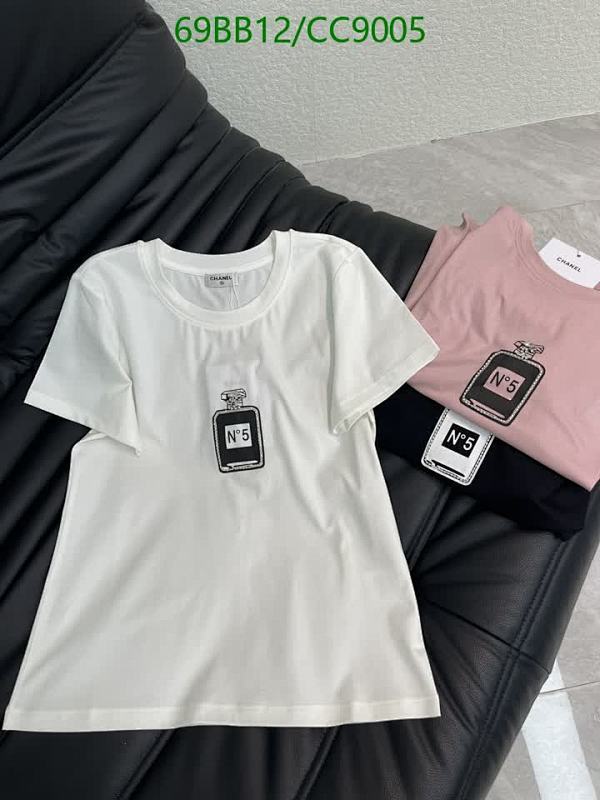 Chanel N°5 Perfume Bottle Graphic Cotton T-Shirt for Women