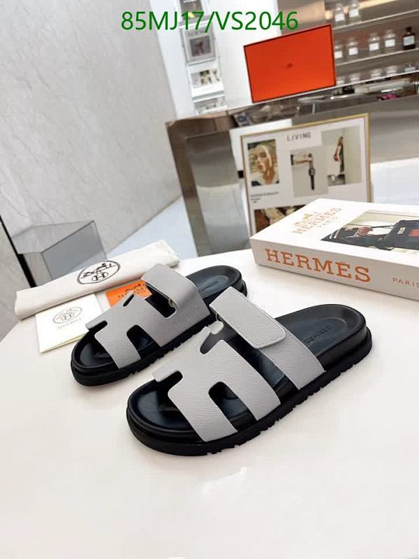 Hermes Men's Chic Genuine Leather Sandals - Comfortable & Stylish EU35-46