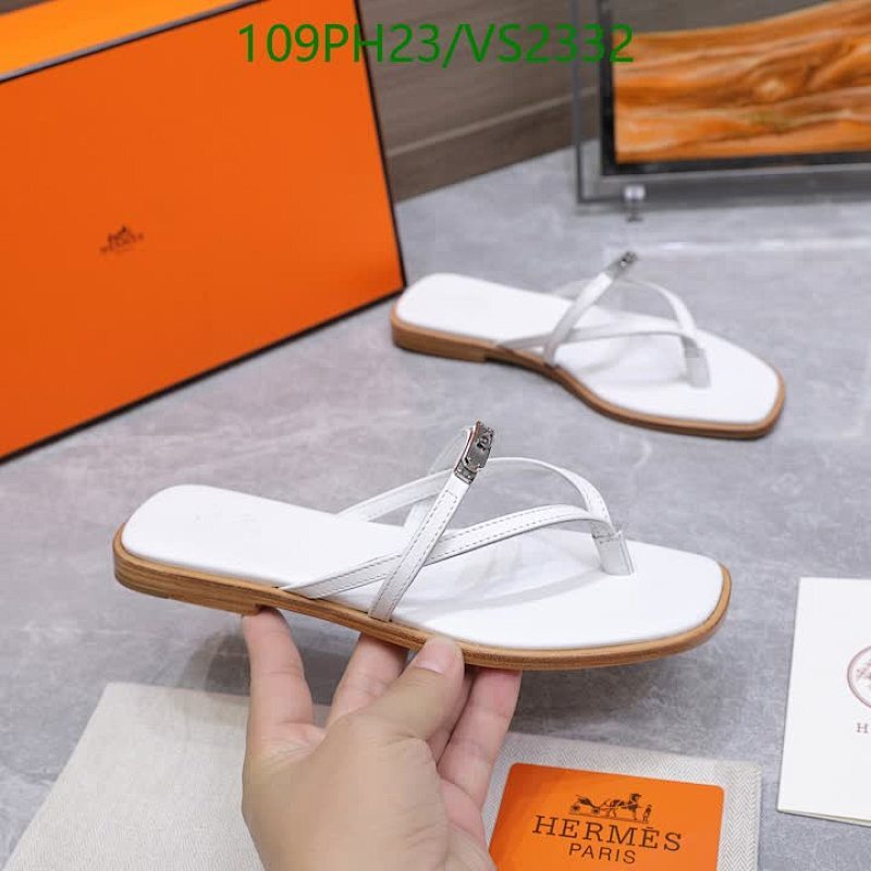 Hermes Women's Genuine Leather Thong Sandals - Stylish & Comfortable EU35-42