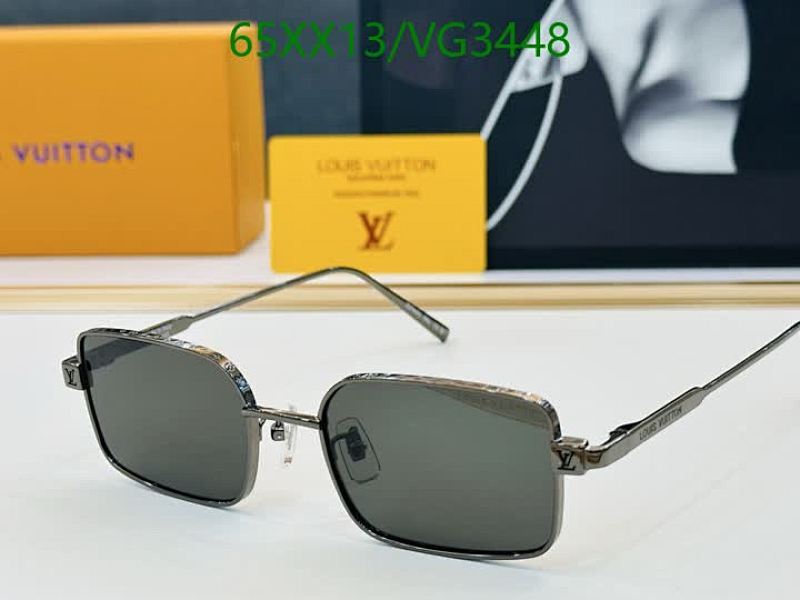 Louis Vuitton VG3448 Square Frame Sunglasses - Stylish & UV Protected Eyewear