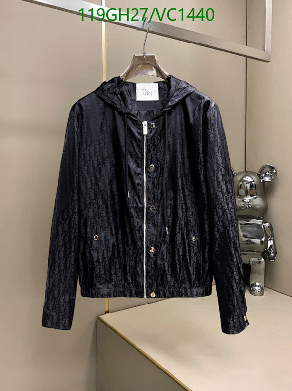 Dior Monogram Windbreaker Jacket for Men - Stylish Polyester Fiber Outerwear