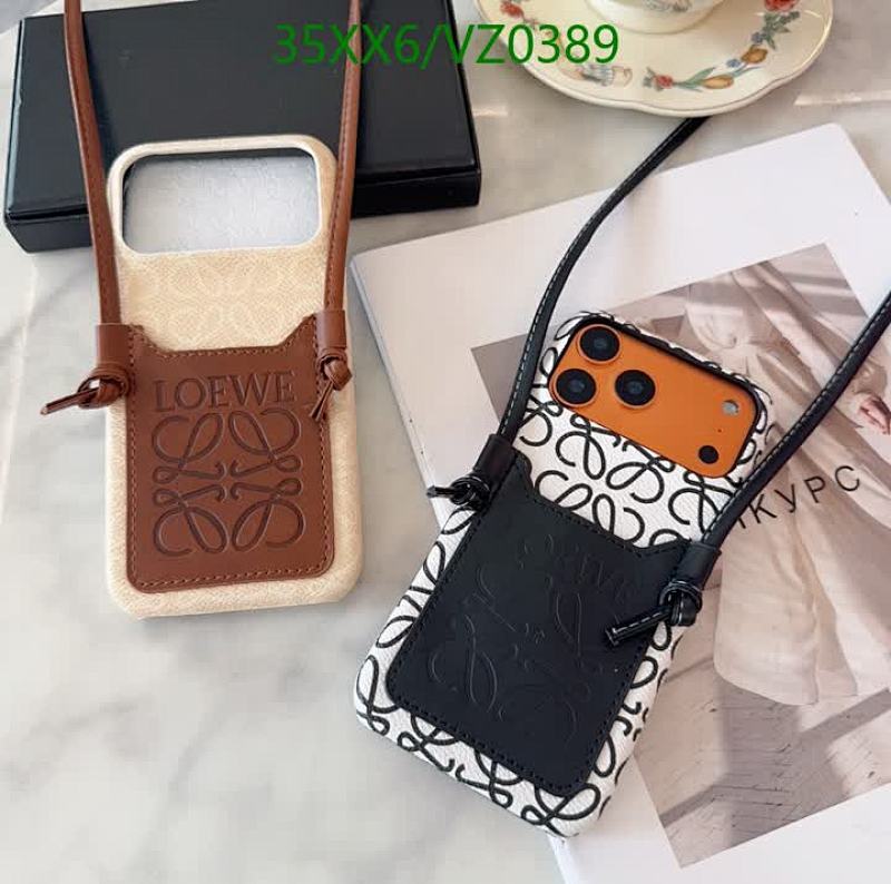 Loewe Anagram iPhone Case with Strap - Stylish Protection for All Models