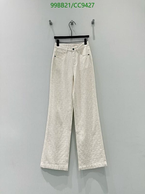 Louis Vuitton Women's Cotton Wide-Leg Pants