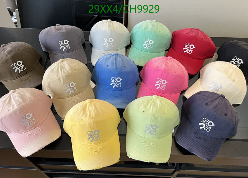 Loewe Embroidered Logo Distressed Baseball Cap - Multiple Colors Available