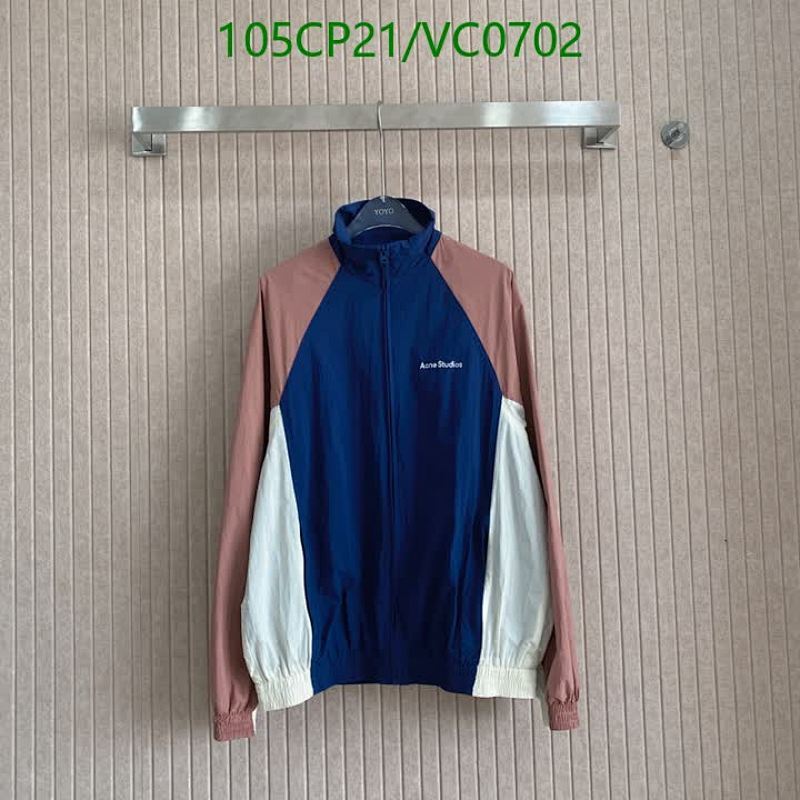 Acne Studios Unisex Color Block Track Jacket - Stylish & Comfortable Outerwear