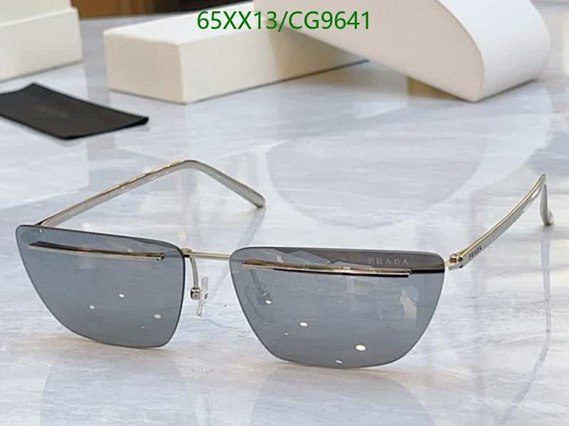 Prada Rimless Shield Sunglasses for Women - Silver Mirror Lenses 7 Prada Rimless Shield Sunglasses for Women - Silver Mirror Lenses