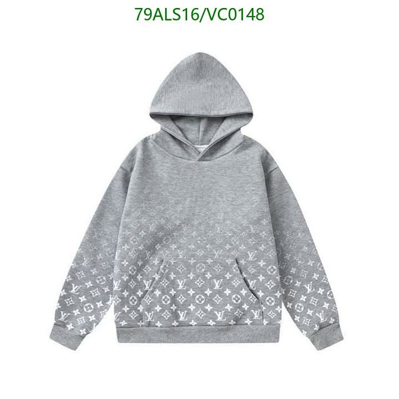 Louis Vuitton Kids Grey Monogram Cotton Hoodie