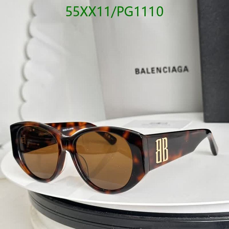 Balenciaga BB Logo Tortoiseshell Sunglasses