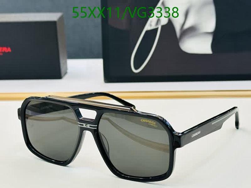 Carrera VG3338 Unisex Square Frame Sunglasses - Stylish UV Protection Eyewear