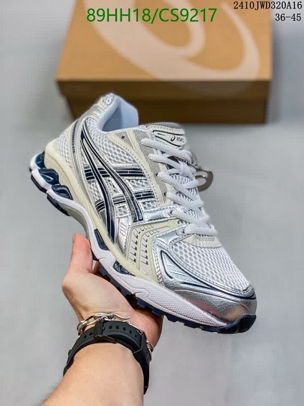 ASICS Unisex Running Shoes - Breathable Mesh & Leather Athletic Sneakers