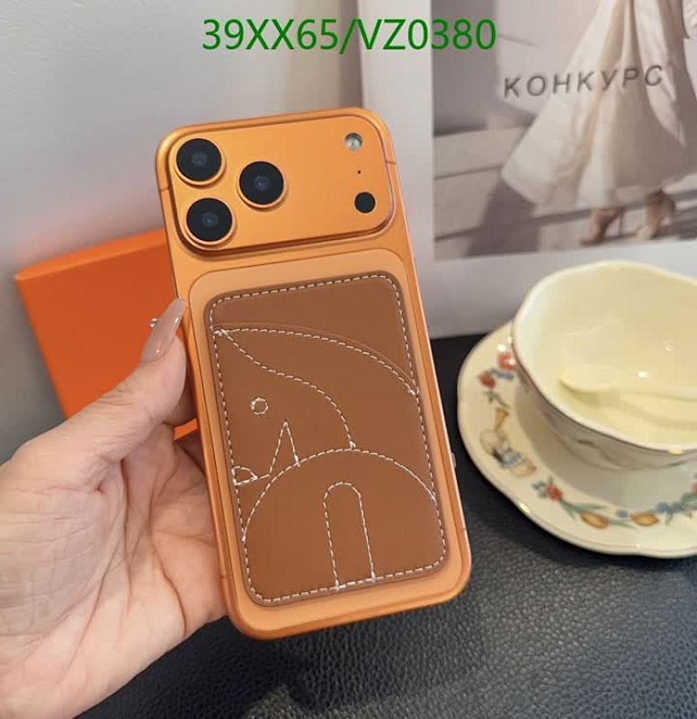 Hermes-Inspired Phone Case for iPhone - Premium Leather Card Holder Design