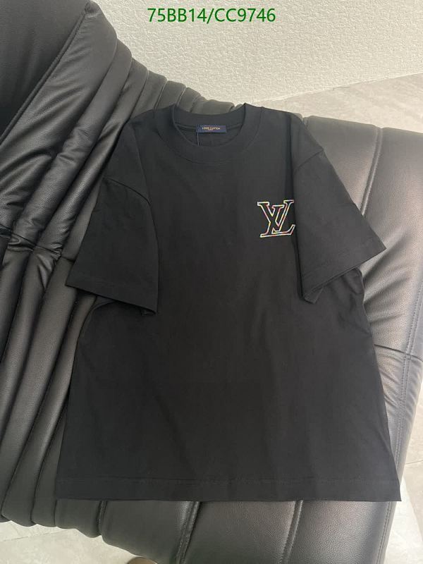 Louis Vuitton Cotton Logo T-Shirt - Black, Sizes S-XL