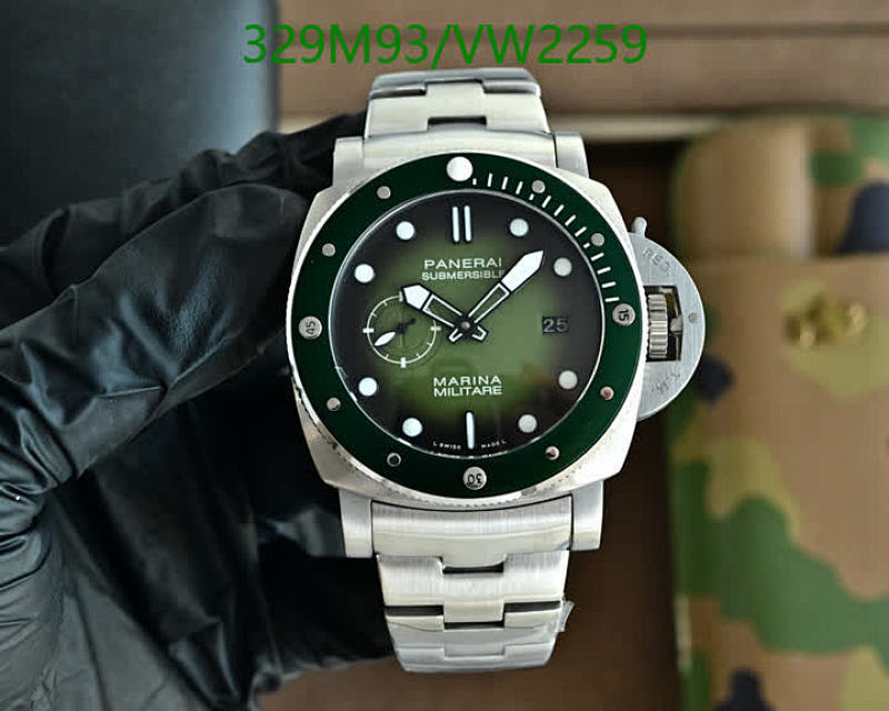 Panerai Submersible Marina Militare Automatic Watch - 44MM Stainless Steel