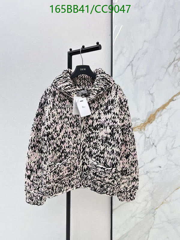 Dior Women's Cashmere Knit Cardigan - Pink, Black & White