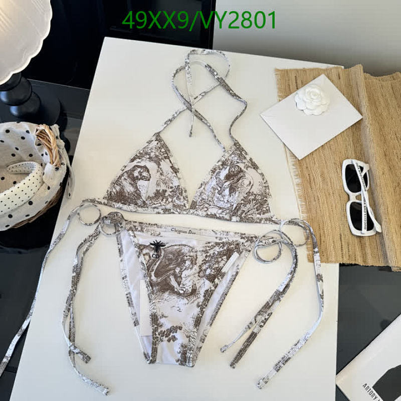 Chic Dior Toile de Jouy Inspired Two-Piece Swimsuit - Stylish Beachwear for Women