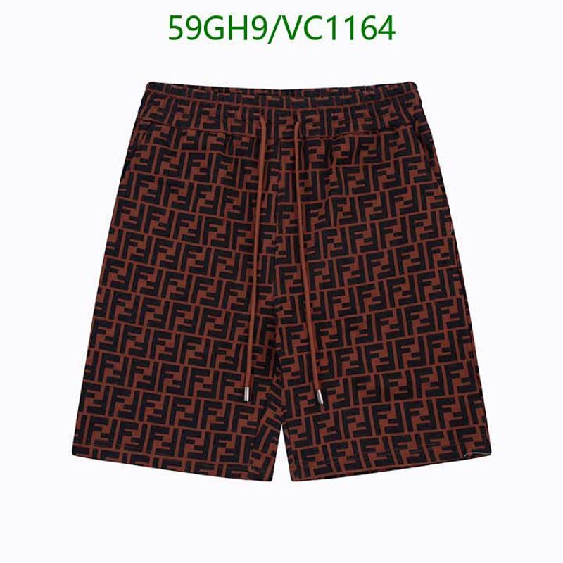 Fendi Men's FF Logo Beach Shorts - Comfortable Polyester & Nylon Blend 2 Fendi Men's FF Logo Beach Shorts - Comfortable Polyester & Nylon Blend