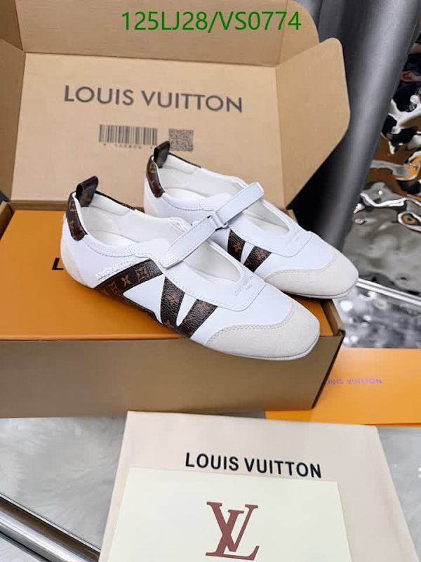 Louis Vuitton Women's Monogram Mary Jane Flats - Elegant Calfskin Leather Shoes