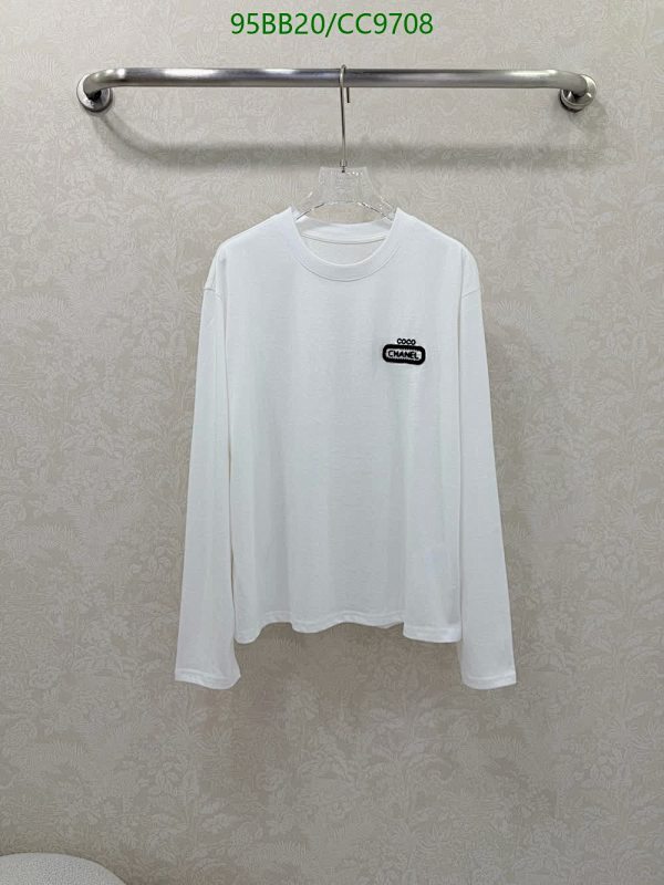 Chanel Cotton Long Sleeve T-Shirt - White