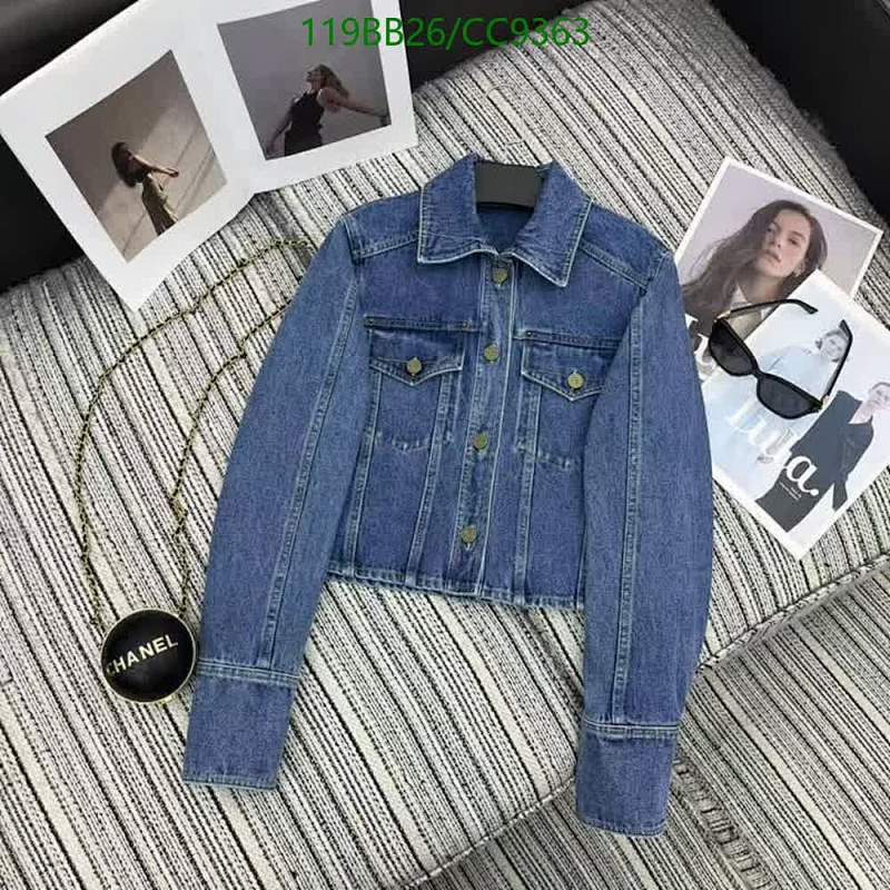 Balenciaga Women's Blue Cotton Denim Cropped Jacket - Size S-M-L
