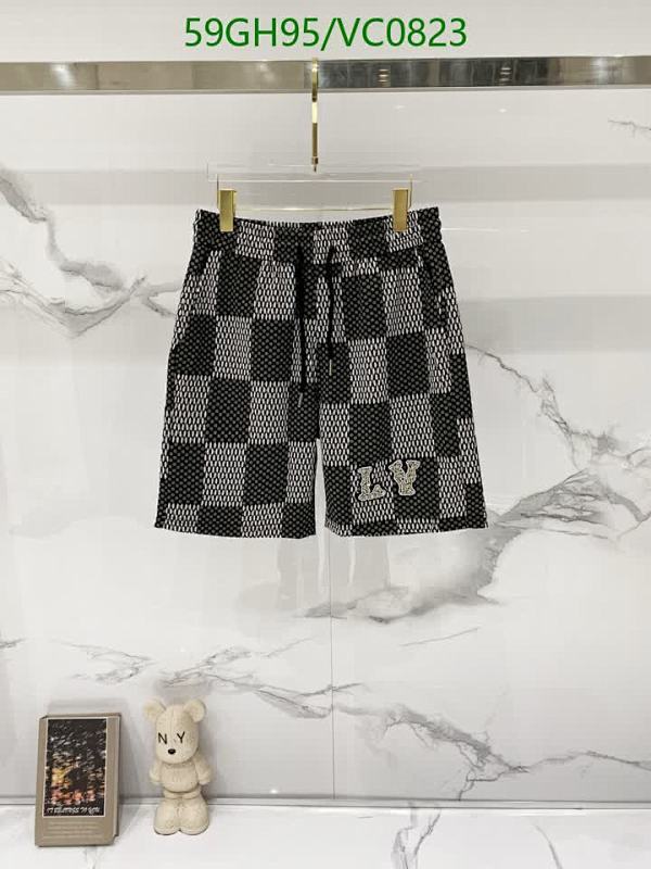 Louis Vuitton Damier Check Beach Shorts - Comfortable Cotton Blend for Men