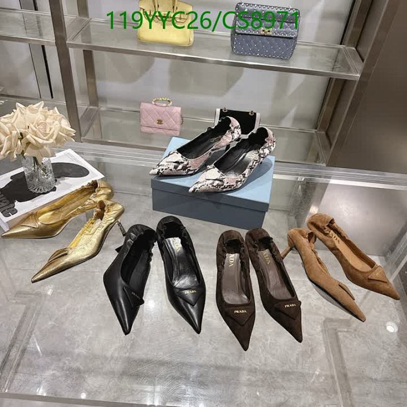 Prada Women's Pointed Toe Heeled Pumps - Luxury Leather Shoes