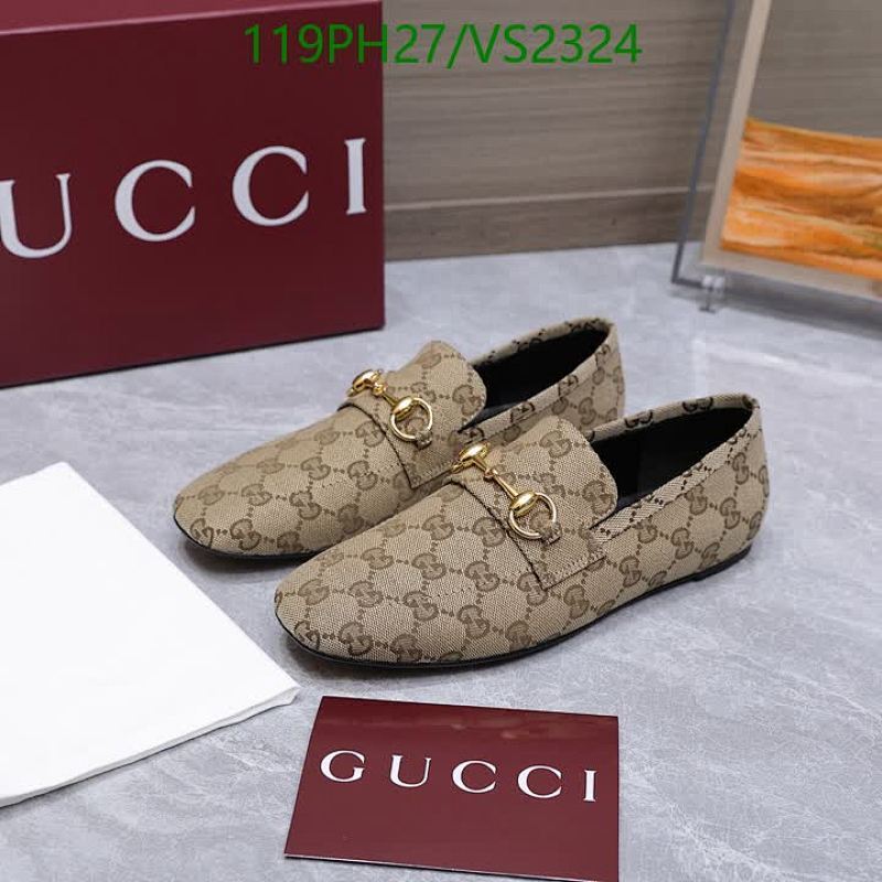 Gucci Women's Loafers - Classic Monogram Canvas with Horsebit Detail 2 Gucci Women's Loafers - Classic Monogram Canvas with Horsebit Detail