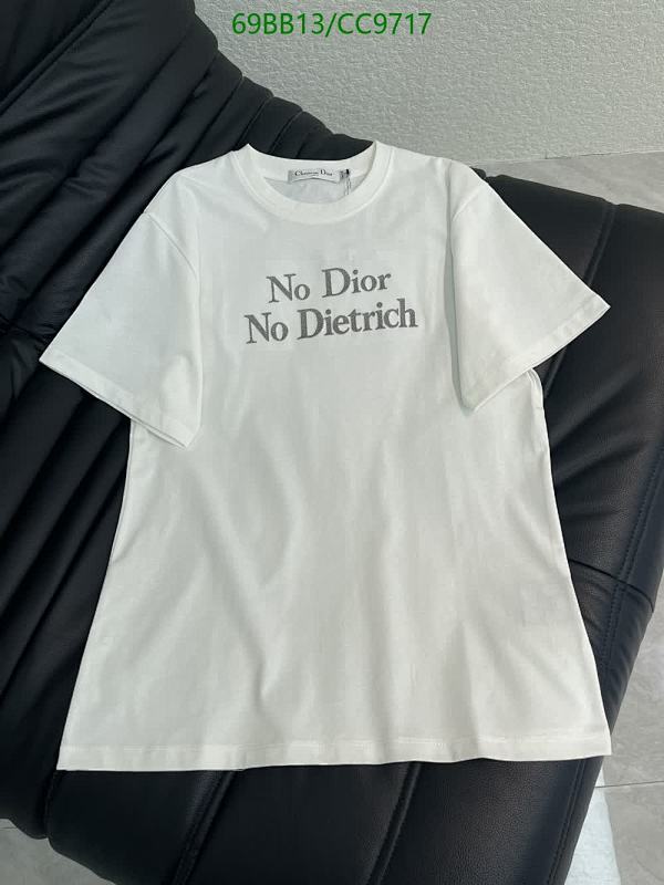 Dior No Dior No Dietrich Cotton T-Shirt