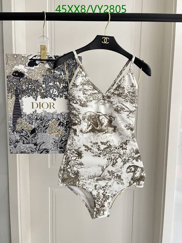 Dior Toile de Jouy One-Piece Swimsuit for Women - Elegant & Stylish Beachwear