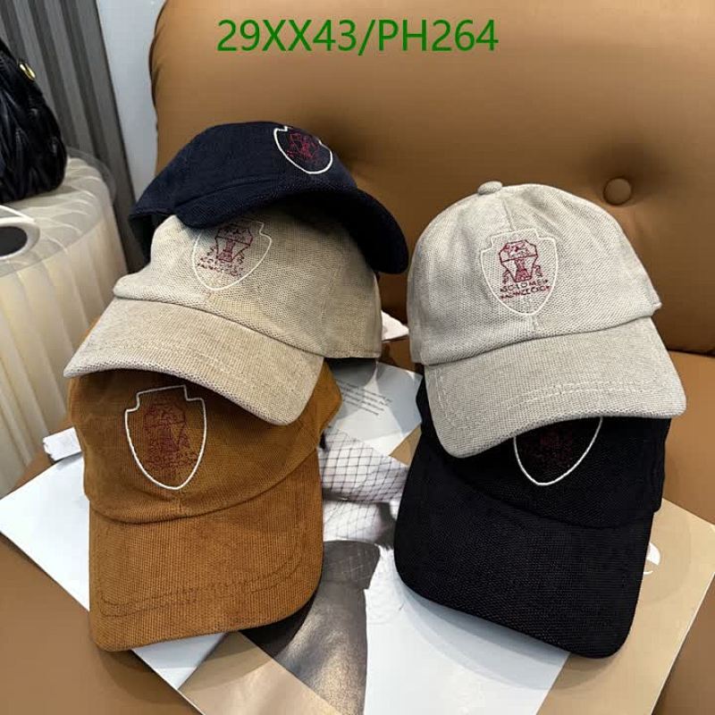 Brunello Cucinelli Classic Embroidered Logo Baseball Cap for Everyday Wear