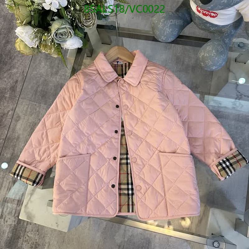 Burberry Quilted Cotton Jacket for Kids - Pink, Sizes 110-160