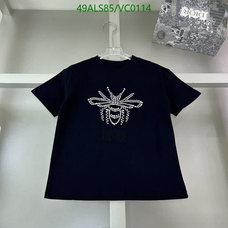 Dior Kids Bee Crystal Embellished Cotton T-Shirt
