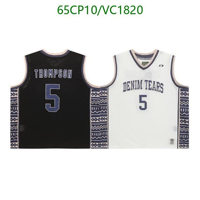 Denim Tears Basketball Jersey - Thompson #5 Edition, Reversible Athletic Wear