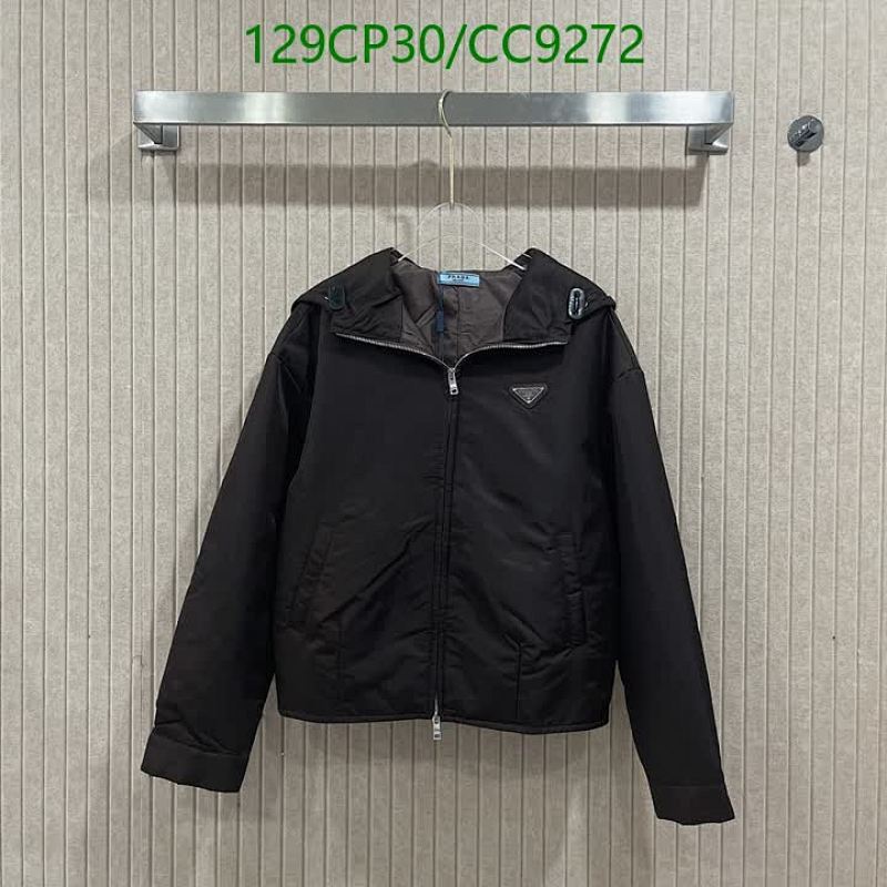 Prada Nylon Hooded Jacket - Black - Men's Outerwear