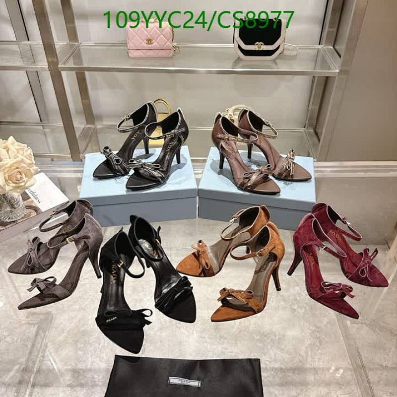 Prada Women's Bow Detail High Heel Sandals