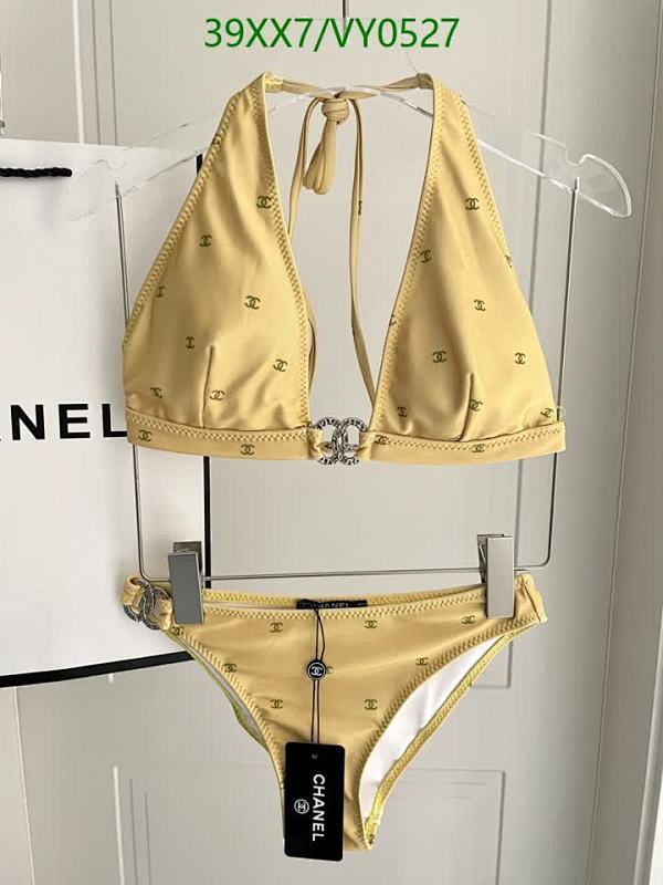 Chanel Classic Halterneck Bikini Set for Women - Stylish Swimwear