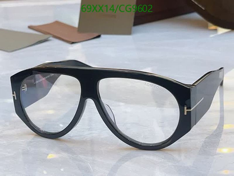 Tom Ford CG9602 Black Acetate Oversized Prescription Glasses 60-12-140