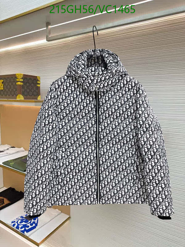 Dior Unisex Oblique Hooded Down Jacket - Warm Winter Outerwear for Men & Women