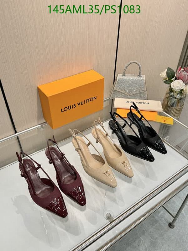 Louis Vuitton Slingback Heels Women's Shoes
