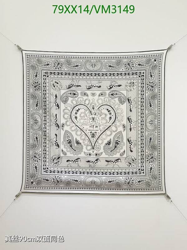 Hermes Luxurious Real Silk Scarf - 90x90cm Black & White Paisley Design