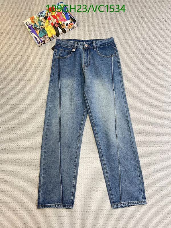 Gucci Straight Fit Denim Jeans - Classic Blue Washed Design for Everyday Wear