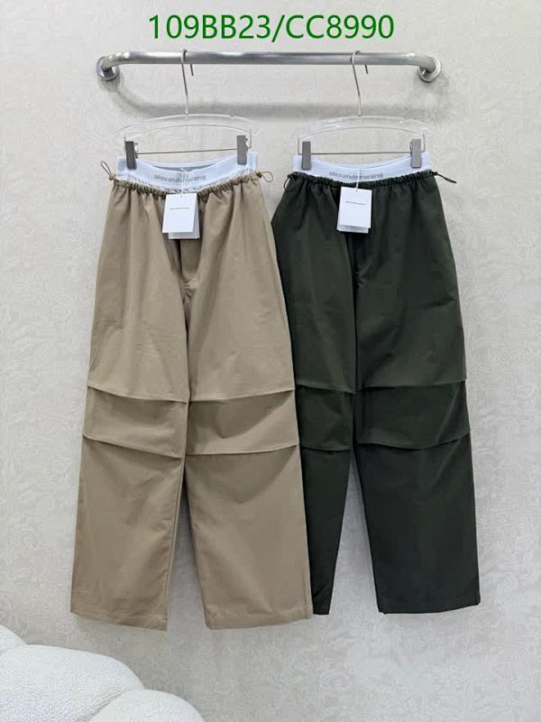 Alexander Wang Cotton Cargo Pants - Khaki & Olive Green