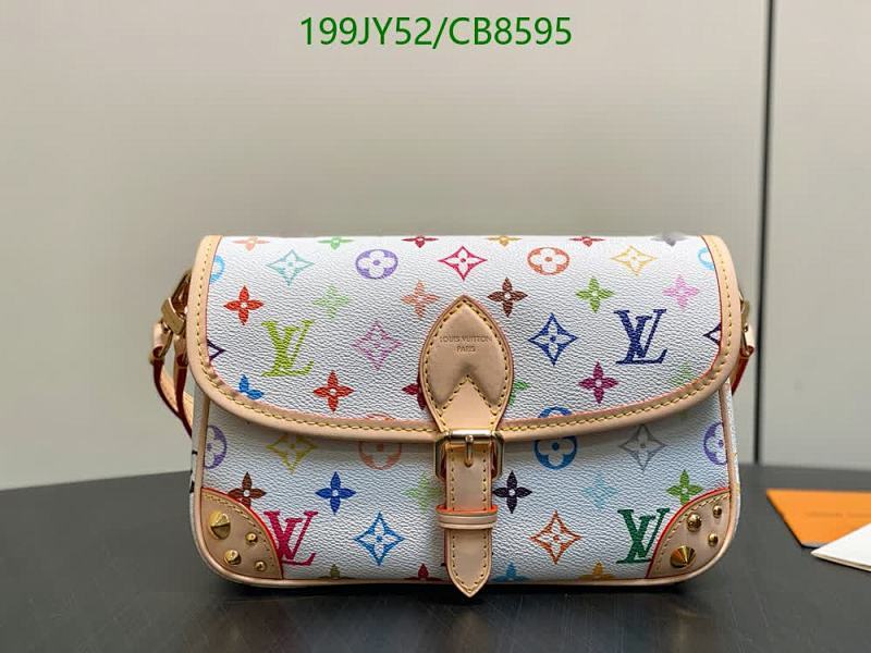 Louis Vuitton Monogram Multicolor Speedy Bag White Coated Canvas