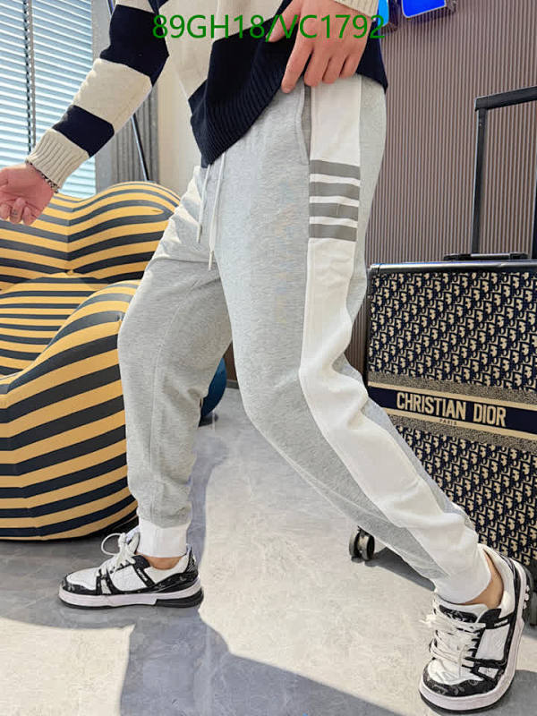 Thom Browne Men's Classic Striped Cotton Blend Jogger Pants - Comfortable & Stylish