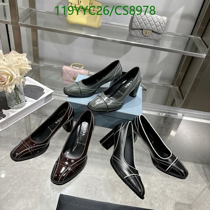 Prada Women's Classic Block Heel Pumps - Genuine Leather