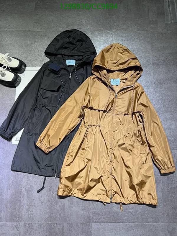 Prada Women's Lightweight Nylon Hooded Jacket - Stylish & Versatile Outerwear