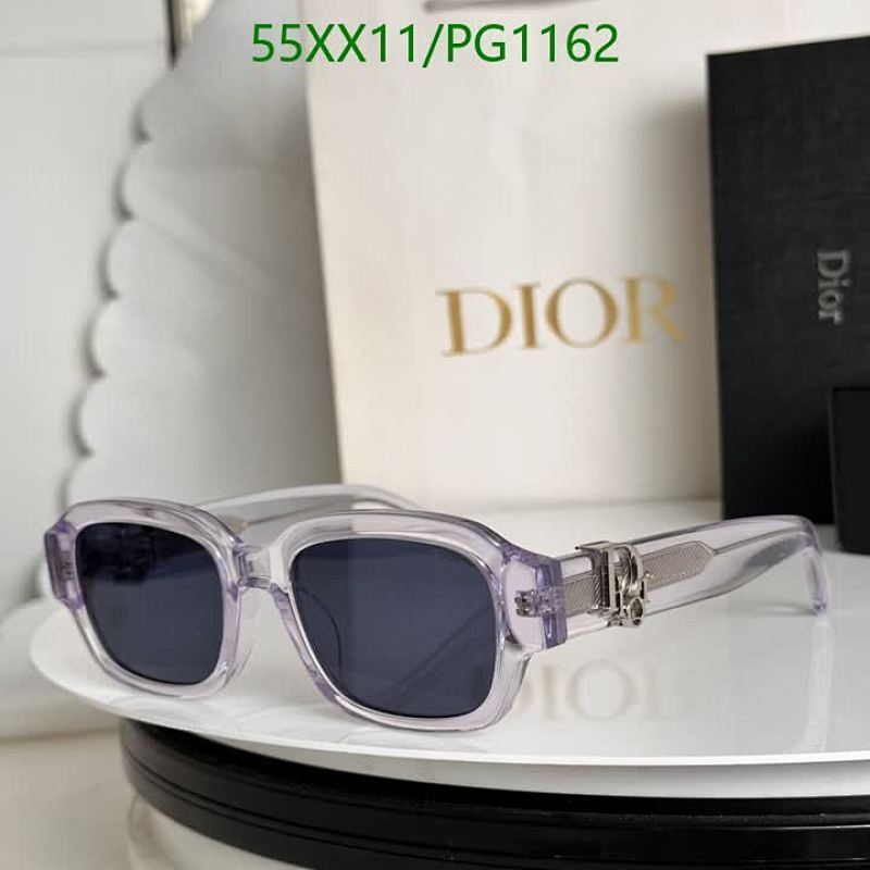 Dior Sunglasses PG1162 Translucent Purple Acetate Square Frame 7 Dior Sunglasses PG1162 Translucent Purple Acetate Square Frame