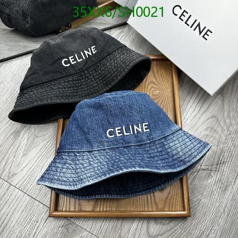 Celine Denim Bucket Hat for Men & Women - Casual Reversible Sun Cap