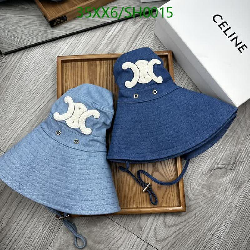 Celine Women's Denim Bucket Hat - Stylish & Reversible Sun Protection