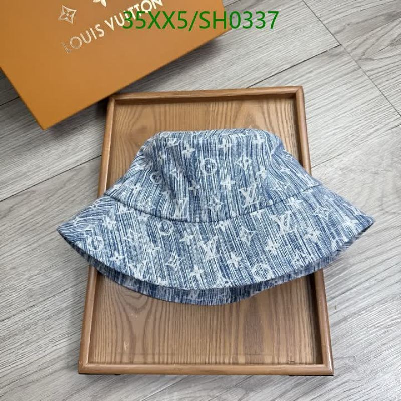 Louis Vuitton Monogram Denim Bucket Hat - Stylish & Reversible Design