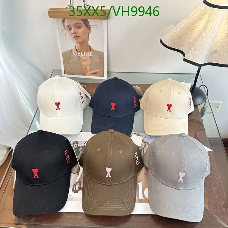 AMI Paris De Coeur Baseball Cap - Unisex Embroidered Cotton Hat